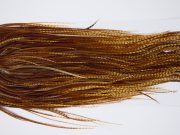 11223 Whiting Dry Fly Hackle Pro Grade Rooster Saddle Dark Barred Ginger Ties Size 16-18