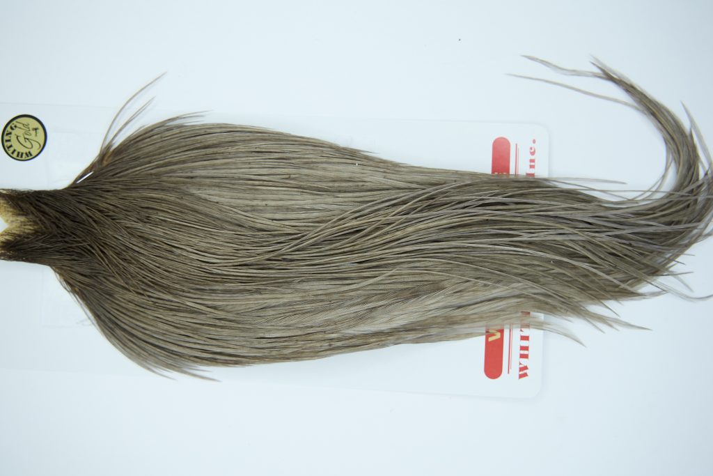 11270 Whiting Dry Fly Hackle Gold Grade Rooster Cape Dark Dun Ties Size 6-26
