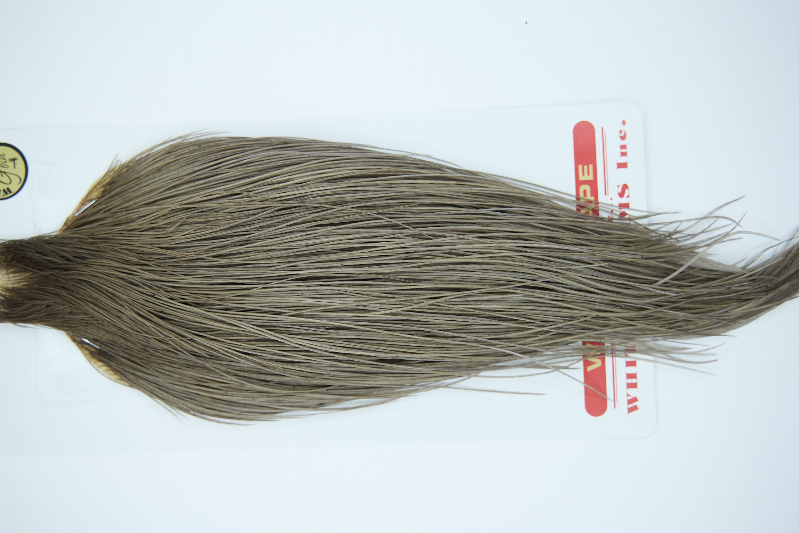 11271 Whiting Dry Fly Hackle Gold Grade Rooster Cape Dark Dun Ties Size 8-26