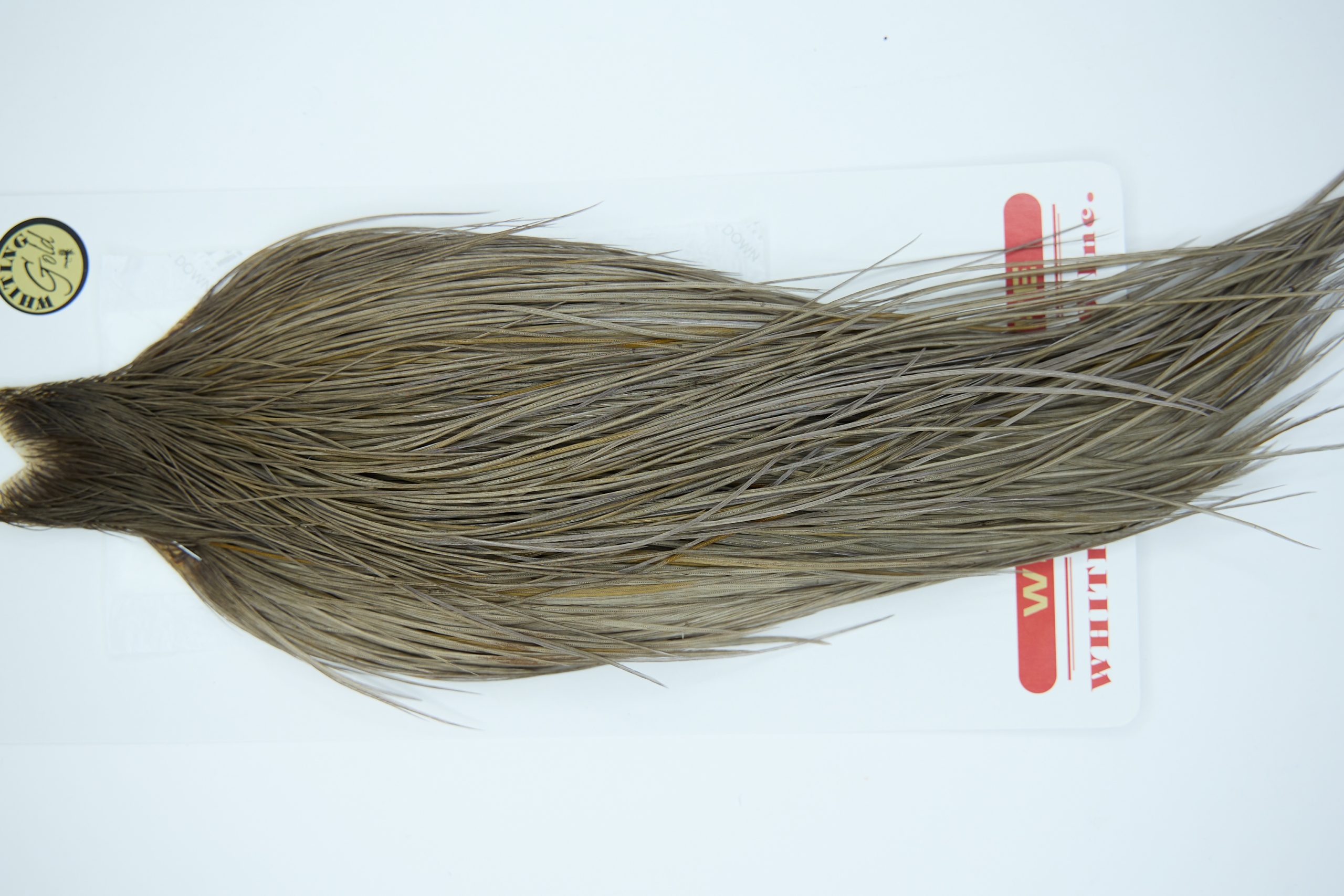 11273 Whiting Dry Fly Hackle Gold Grade Rooster Cape Dark Dun Ties Size 8-26