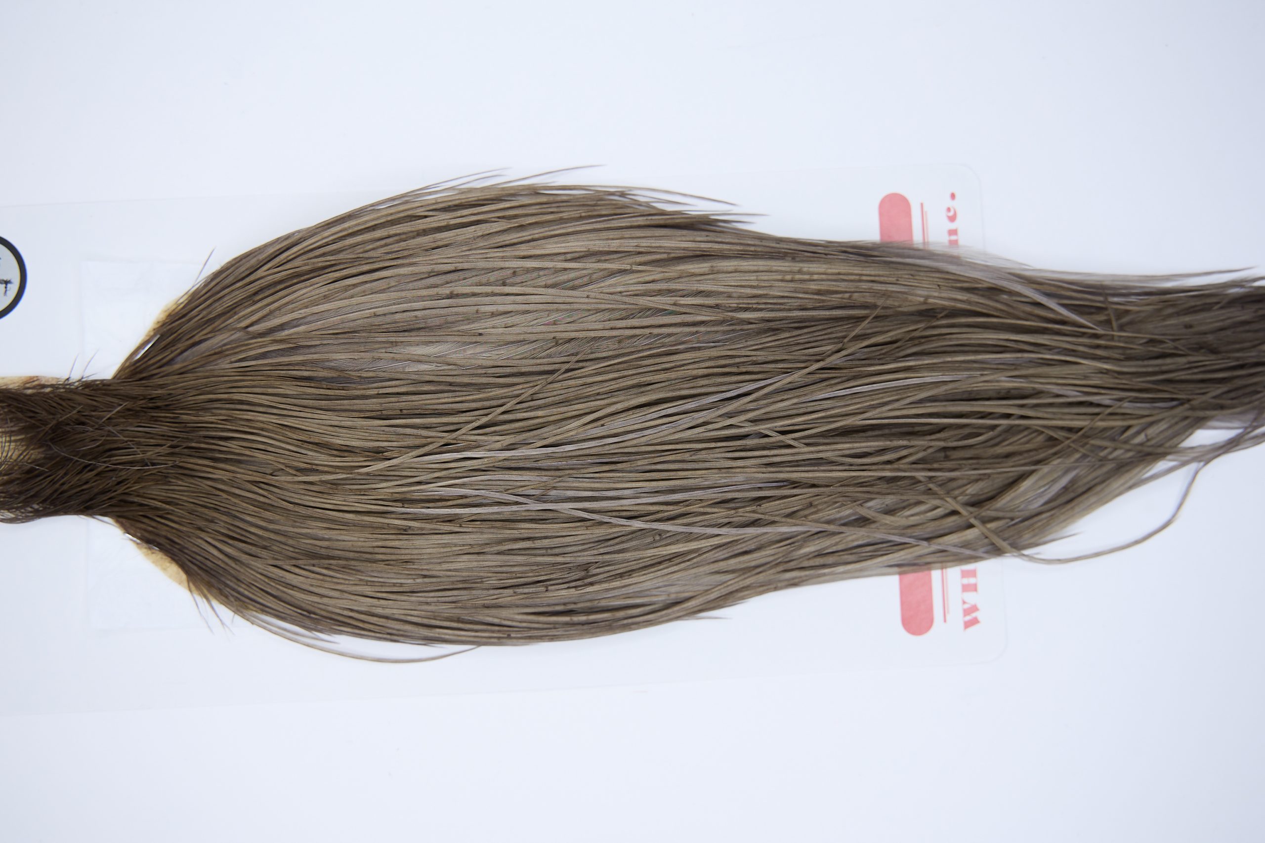 11287 Whiting Dry Fly Hackle Silver Grade Rooster Cape Dark Dun Ties Size 10-26