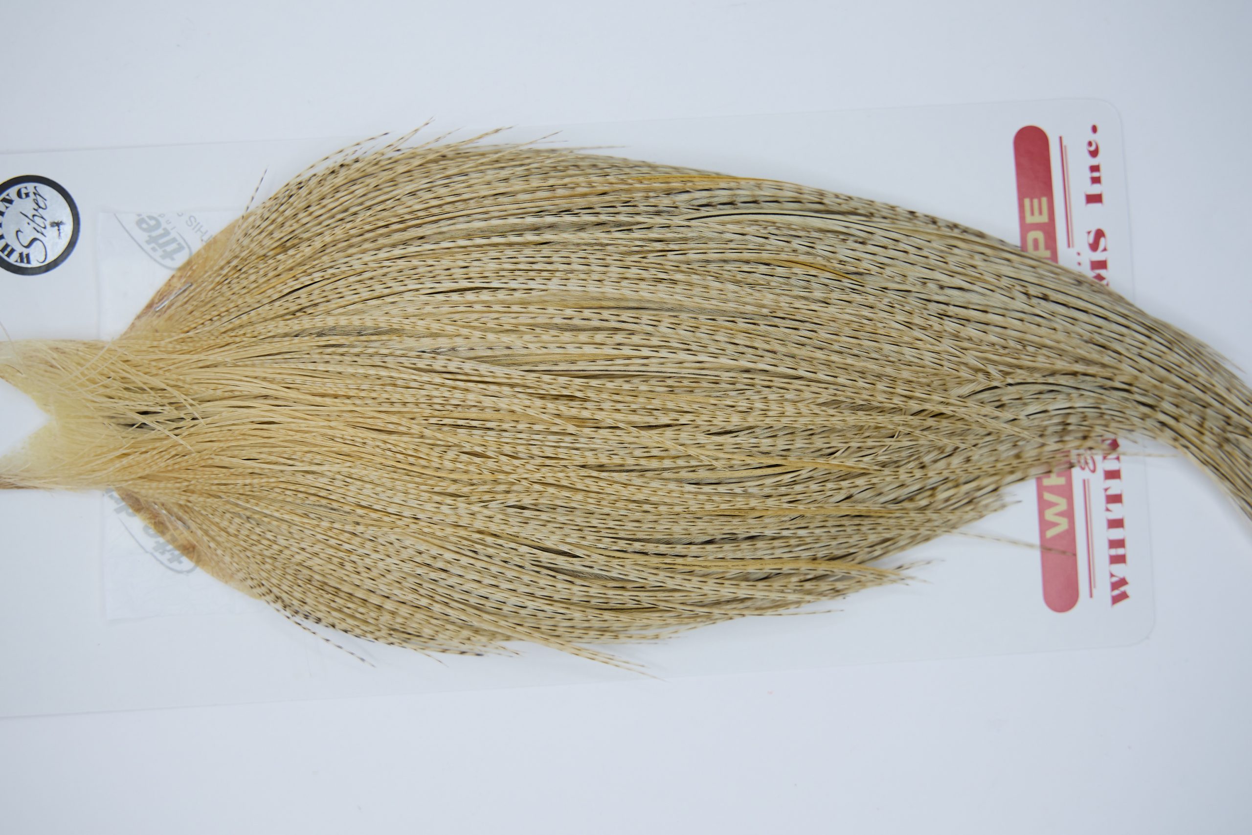 11295 Whiting Dry Fly Hackle Silver Grade Rooster Cape Variant Ties Size 10-26