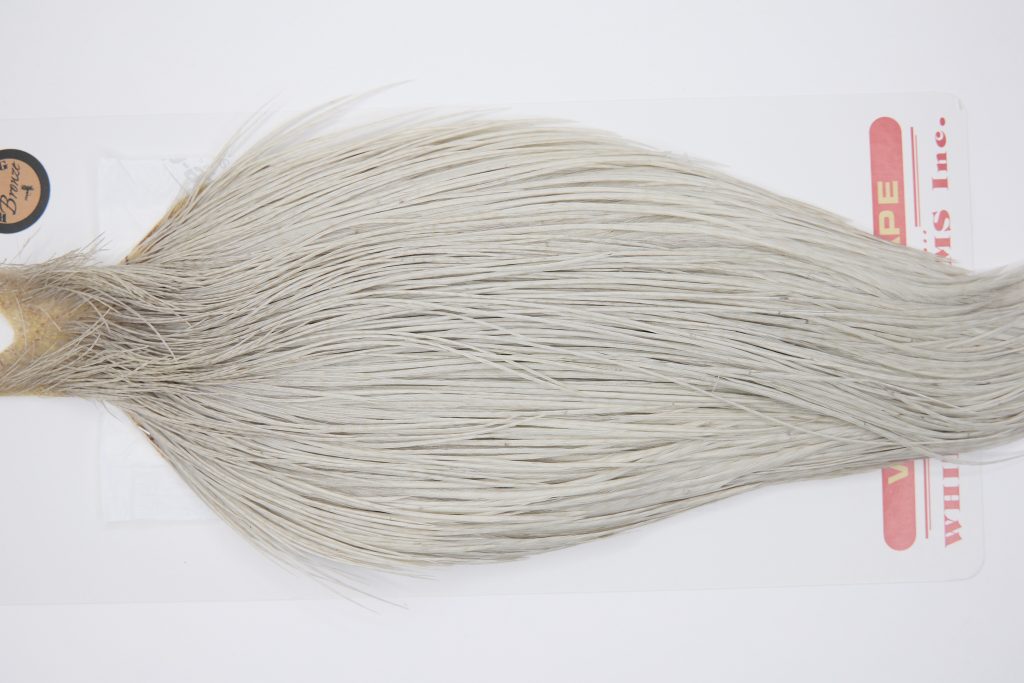 11309 Whiting Dry Fly Hackle Bronze Grade Rooster Cape Light Dun Ties Size 8-26