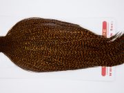 11339 Whiting Dry Fly Hackle Bronze Grade Rooster Cape Grizzly Brown Ties Size 8-26