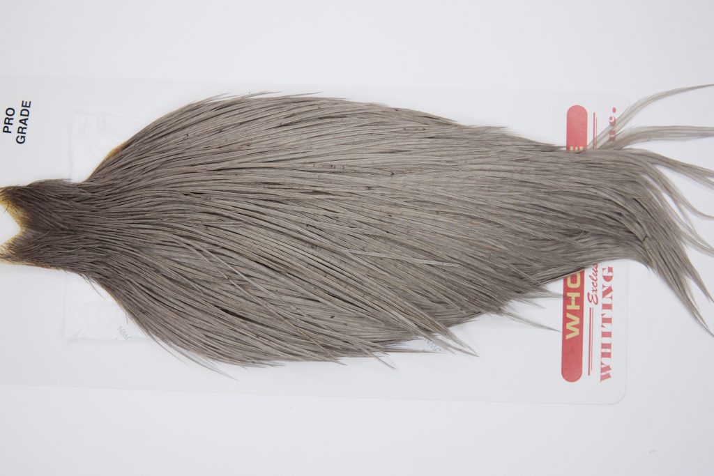 11343 Whiting Dry Fly Hackle Pro Grade Rooster Cape Medium Dun Ties Size 8-26