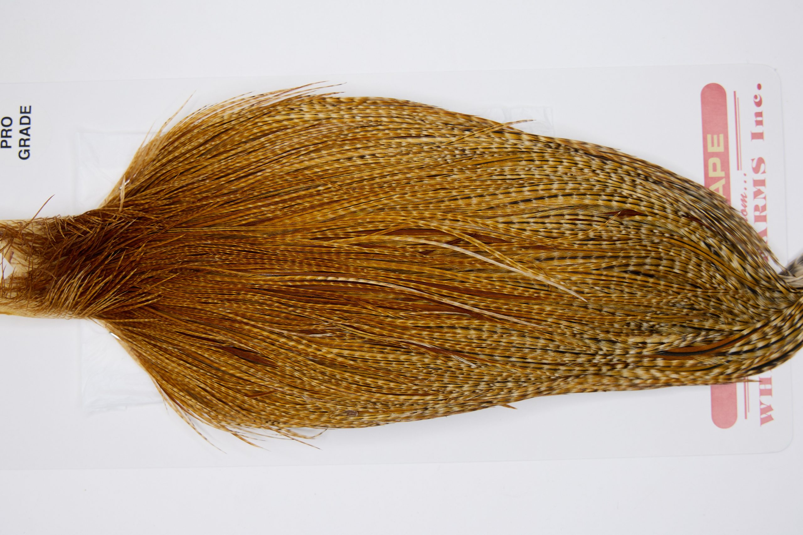 11360 Whiting Dry Fly Hackle Pro Grade Rooster Cape Dark Barred Ginger Ties Size 8-26