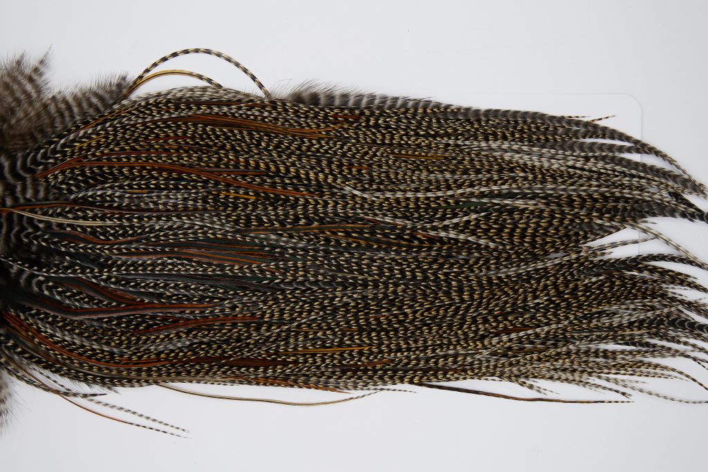 11378 JimsFlyCo Dry Fly Hackle Grade 1 Rooster Saddle Cree Ties Size 16-18