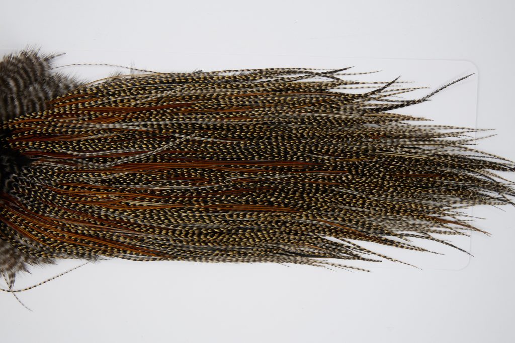 11380 JimsFlyCo Dry Fly Hackle Grade 1 Rooster Saddle Cree Ties Size 18-20