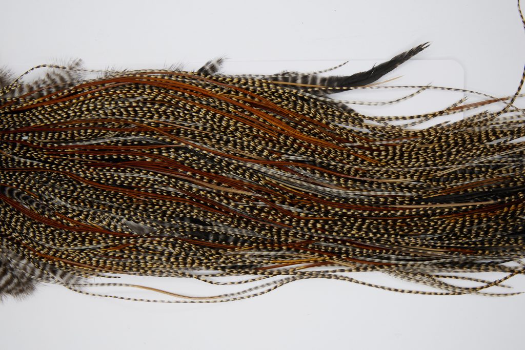 11381 JimsFlyCo Dry Fly Hackle Grade 1 Rooster Saddle Cree Ties Size 16-18