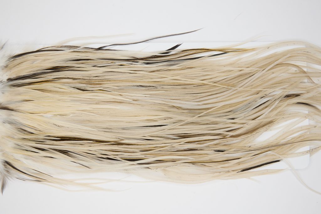 11402 JimsFlyCo Dry Fly Hackle Grade 1 Rooster Saddle Dun Splash Ties Size 12-16