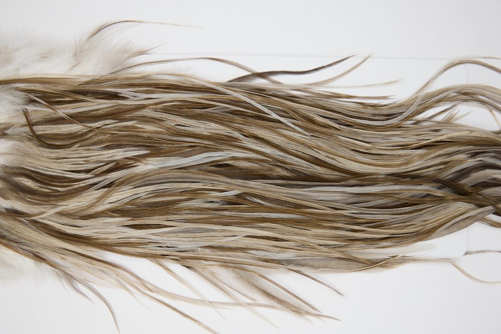 11403 JimsFlyCo Dry Fly Hackle Grade 1 Rooster Saddle Dun Splash Ties Size 12-14