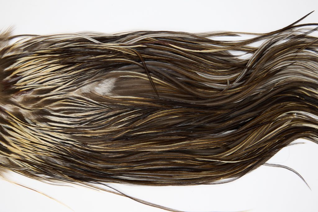 11404 JimsFlyCo Dry Fly Hackle Grade 1 Rooster Saddle Badger Ties Size 12-14