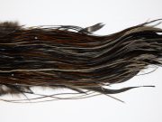 11405 JimsFlyCo Dry Fly Hackle Grade 1 Rooster Saddle Furnace Ties Size 14-16