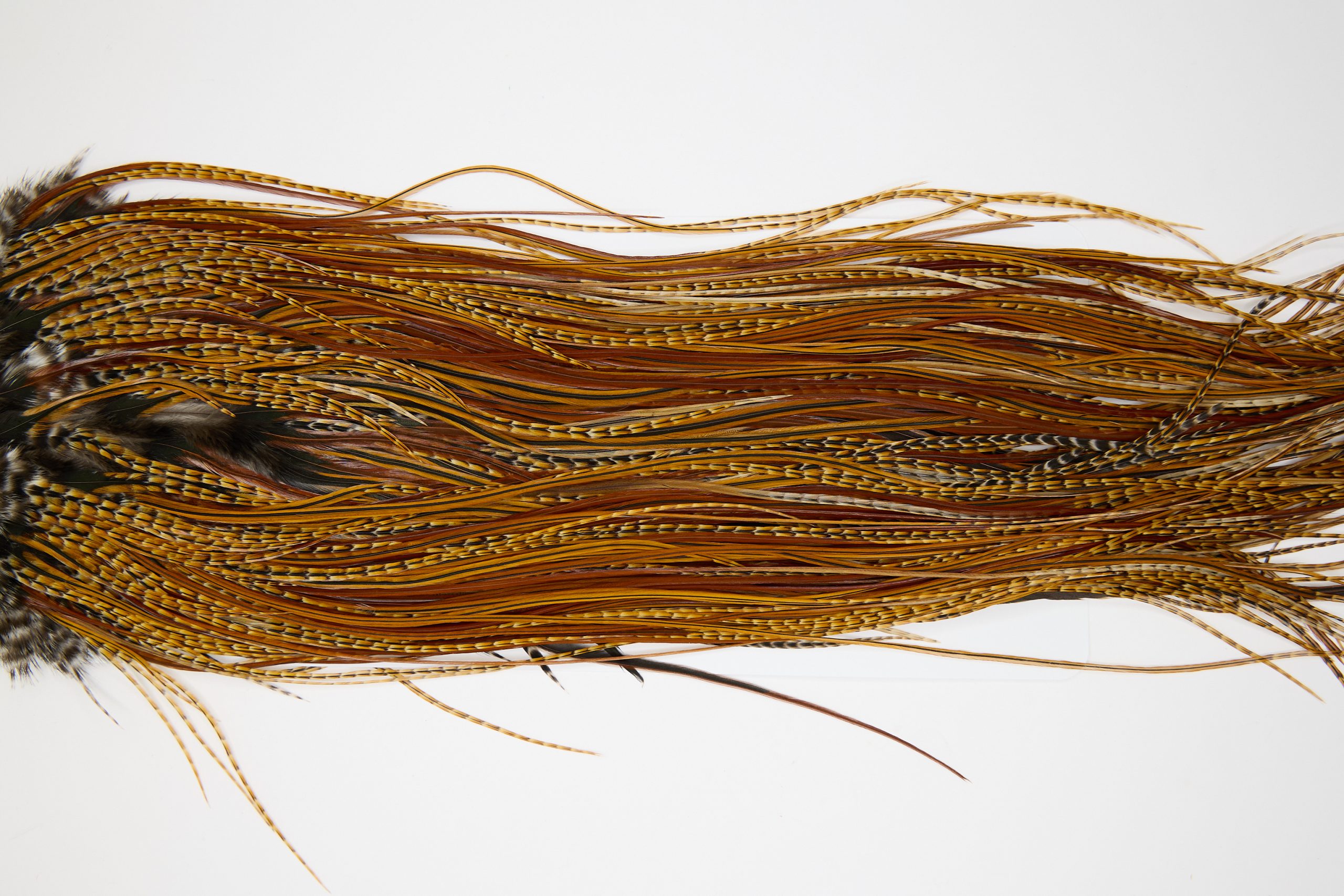 11409 JimsFlyCo Dry Fly Hackle Grade 1 Rooster Saddle Cree Variant Ties Size 14-16