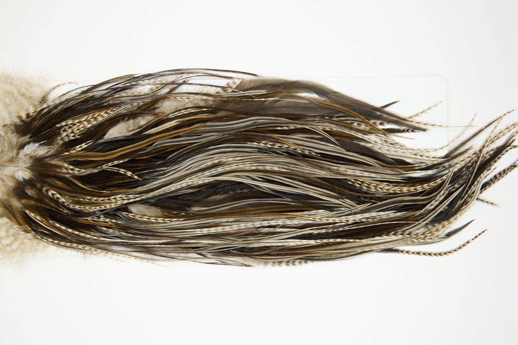 11415 JimsFlyCo Dry Fly Hackle Grade 2 Rooster Saddle Variant Ties Size 12