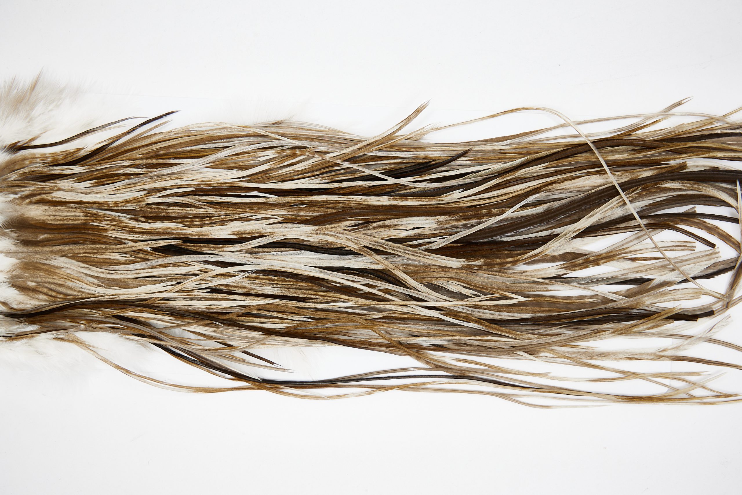 11438 JimsFlyCo Dry Fly Hackle Grade 3 Rooster Saddle Dun Splash Ties Size 12-14