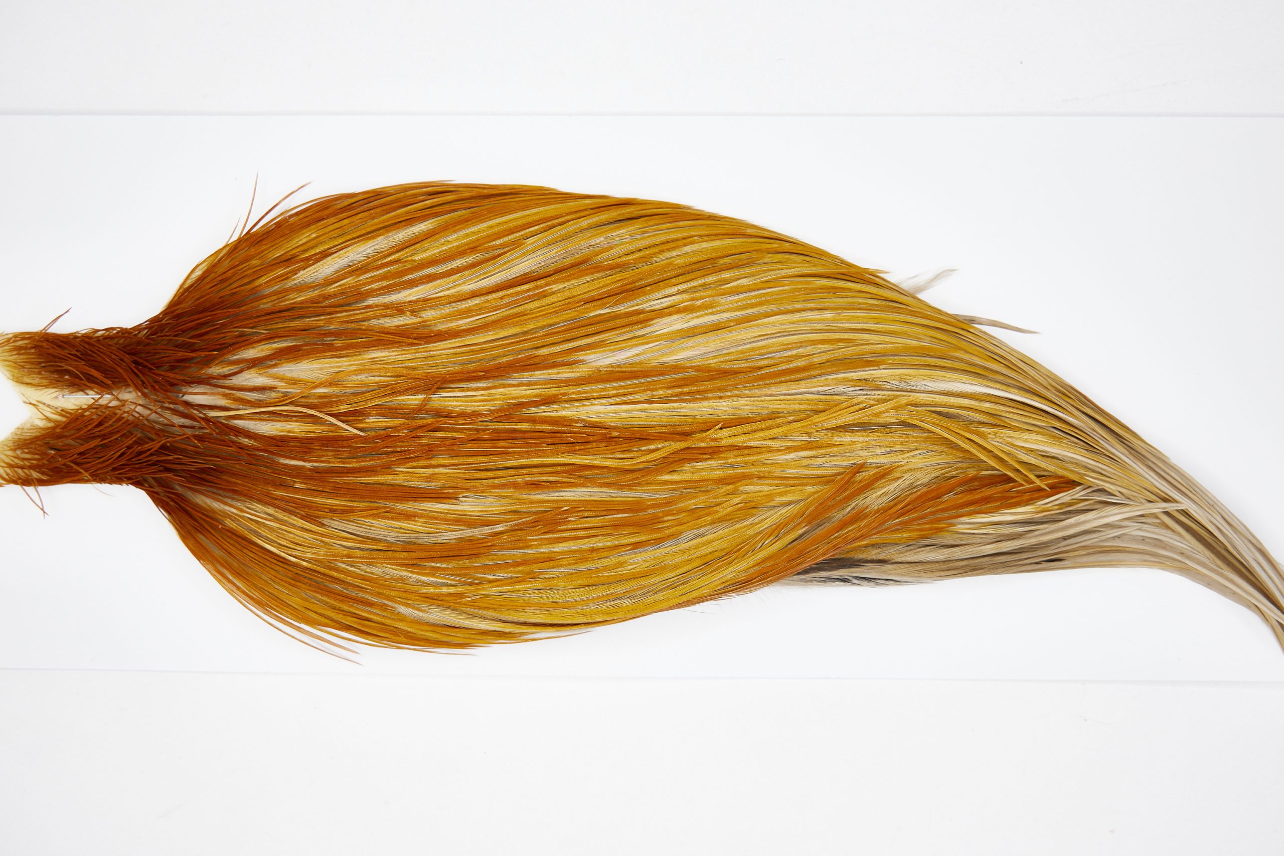 11446 JimsFlyCo Dry Fly Hackle Grade 2 Rooster Cape Honey Dun Ties Size 10-20