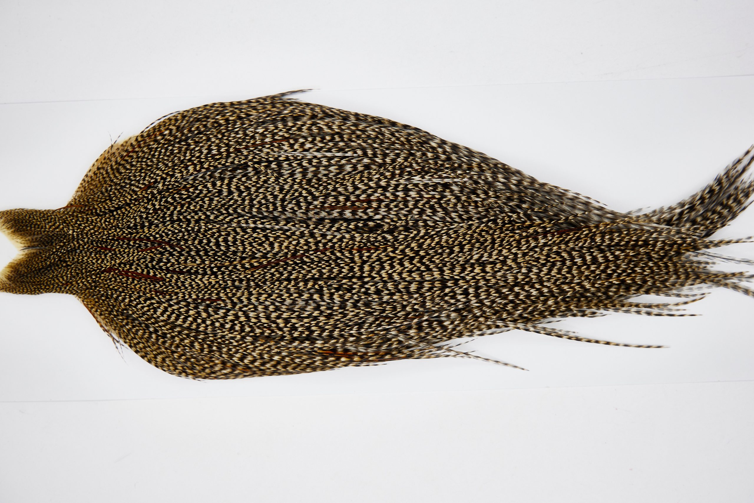 11447 JimsFlyCo Dry Fly Hackle Rhodium Rooster Cape Cree Ties Size 10-24