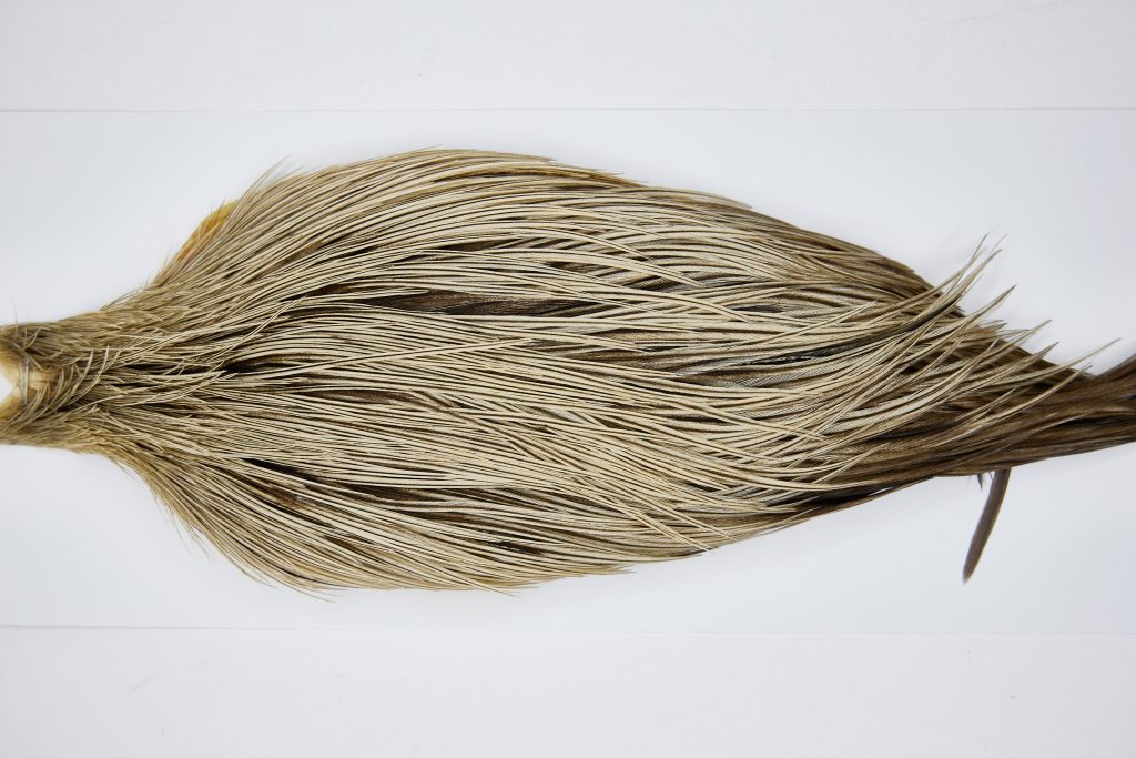 11456 JimsFlyCo Dry Fly Hackle Grade 1 Rooster Cape Badger Ties Size 8-20