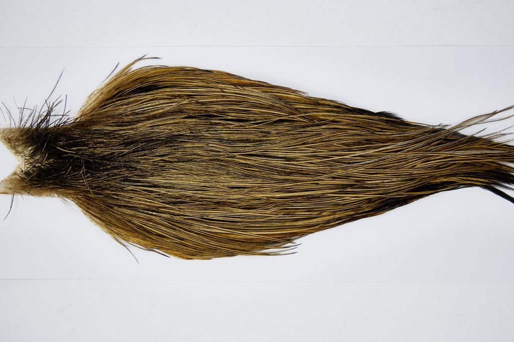 11457 JimsFlyCo Dry Fly Hackle Grade 2 Rooster Cape Badger Ties Size 10-20