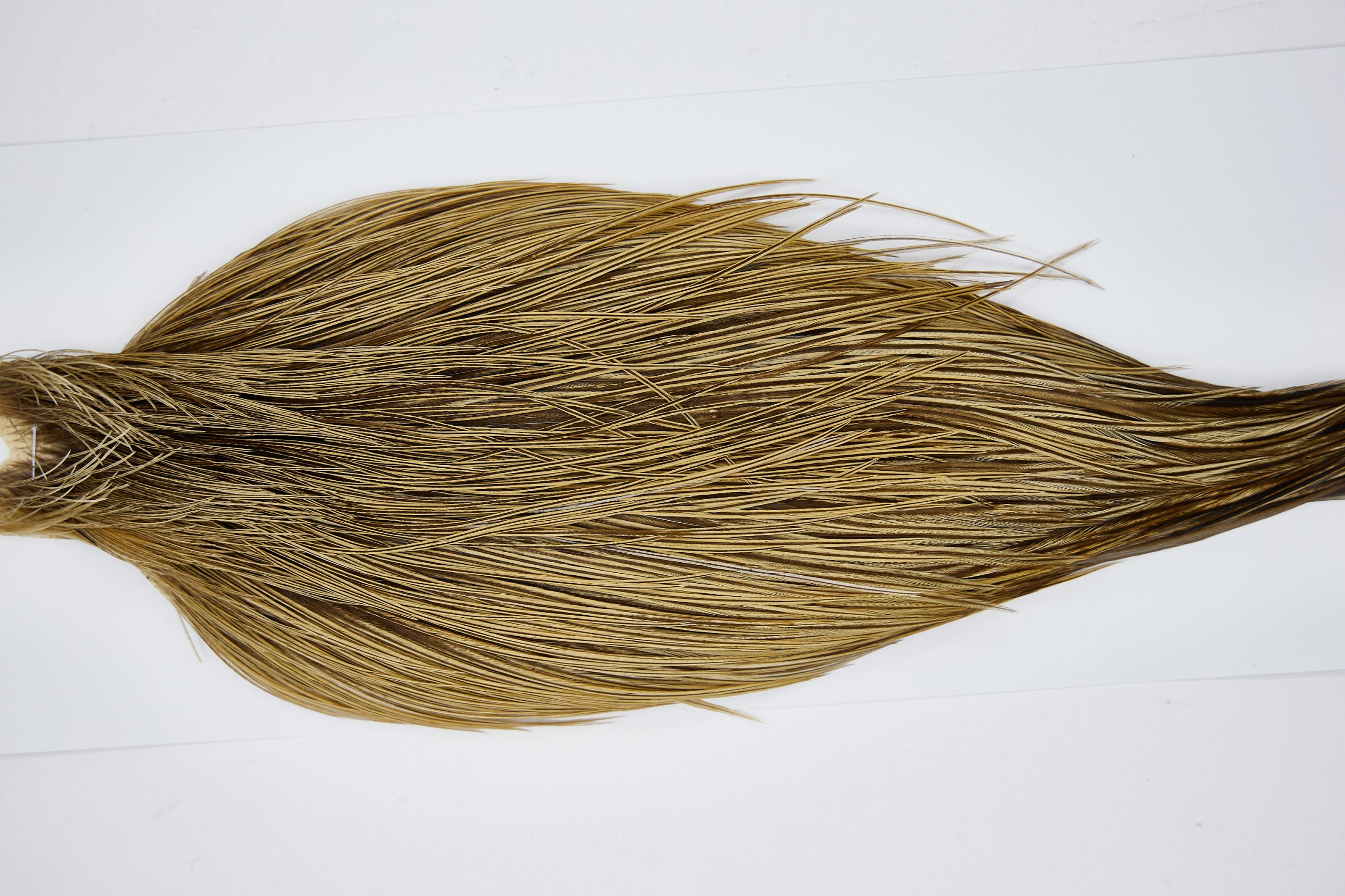 11458 JimsFlyCo Dry Fly Hackle Grade 1 Rooster Cape Badger Ties Size 10-20