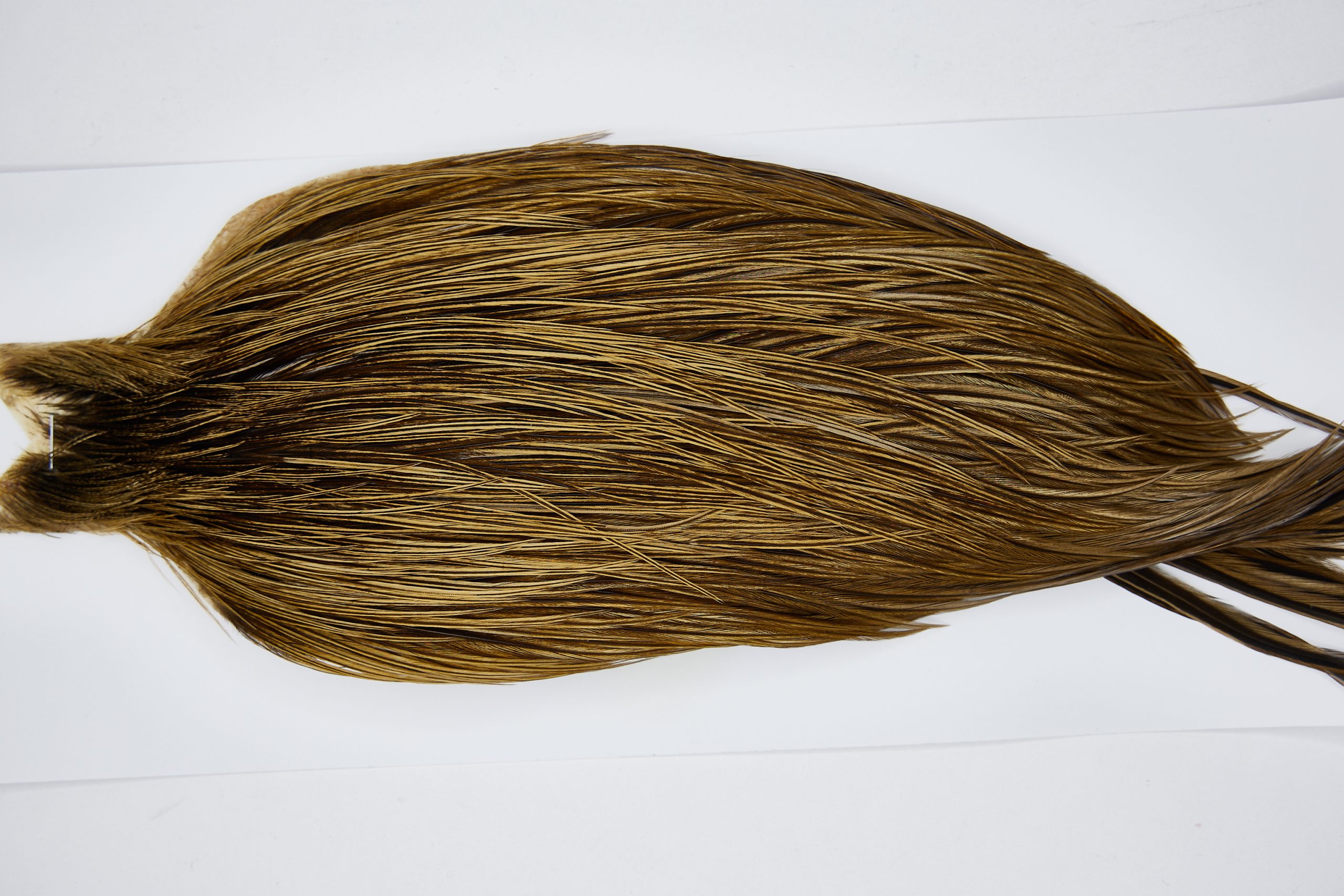 11459 JimsFlyCo Dry Fly Hackle Grade 1 Rooster Cape Badger Ties Size 10-20