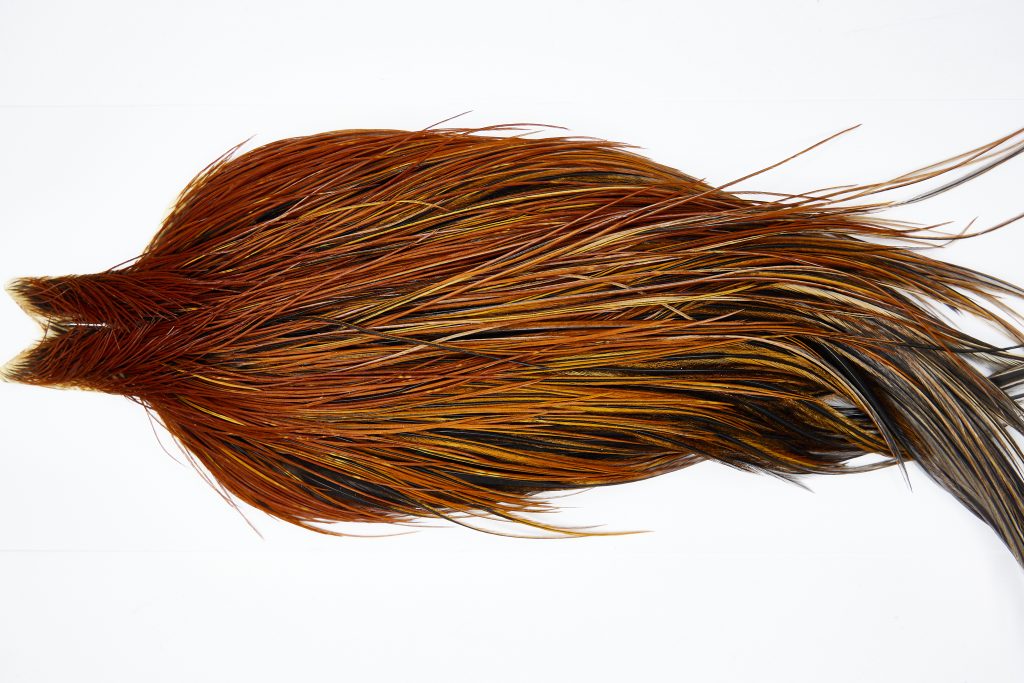 11460 JimsFlyCo Dry Fly Hackle Grade 1 Rooster Cape Furnace Ties Size 8-20