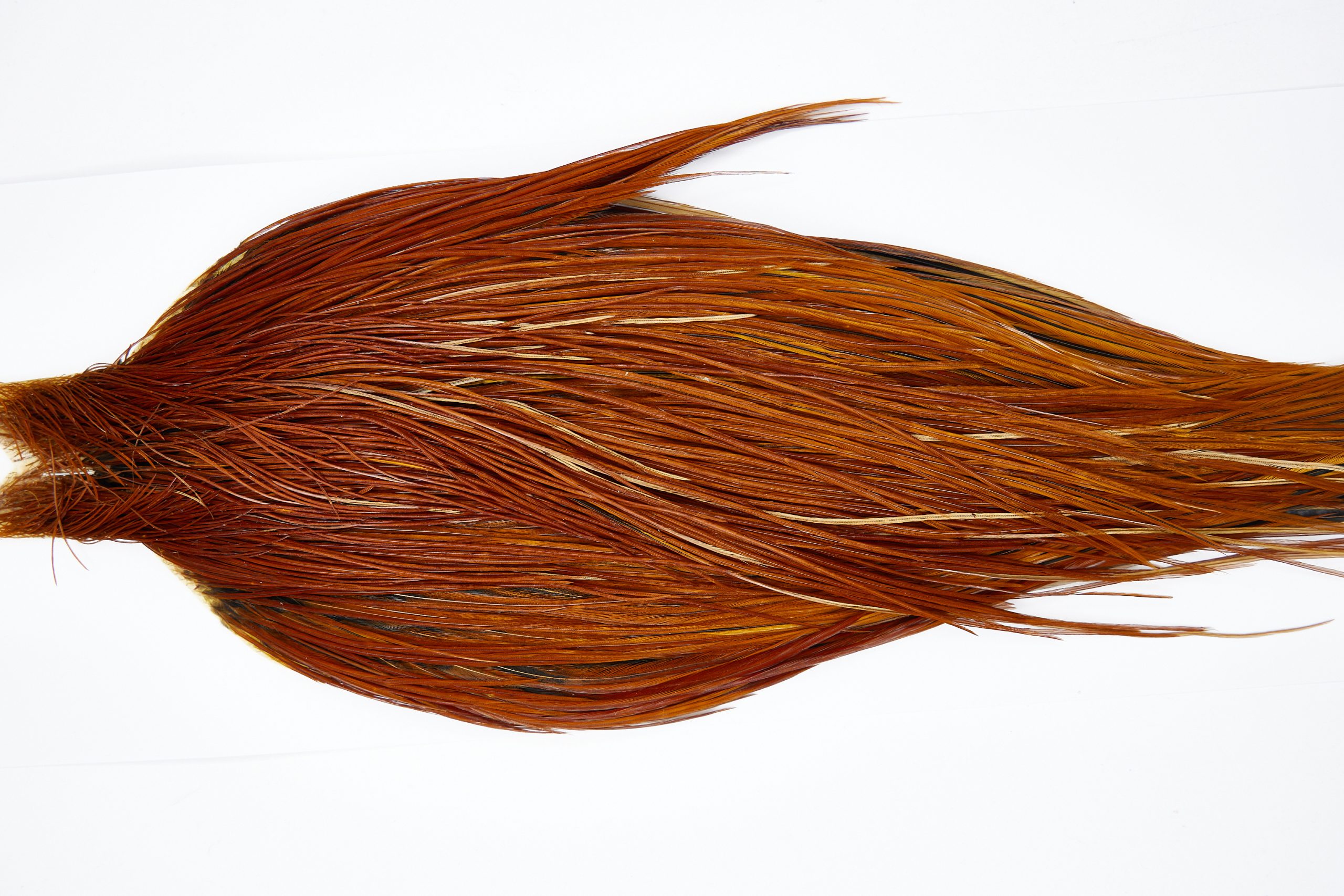 11463 JimsFlyCo Dry Fly Hackle Grade 1 Rooster Cape Brown Ties Size 8-20