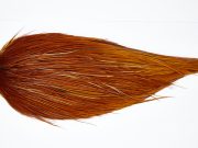 11466 JimsFlyCo Dry Fly Hackle Grade 1 Rooster Cape Brown Ties Size 8-20