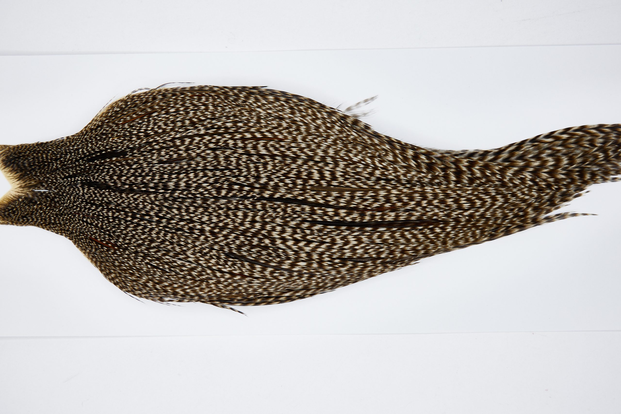 11474 JimsFlyCo Dry Fly Hackle Grade 2 Rooster Cape Grizzly Dun Variant Ties Size 10-20