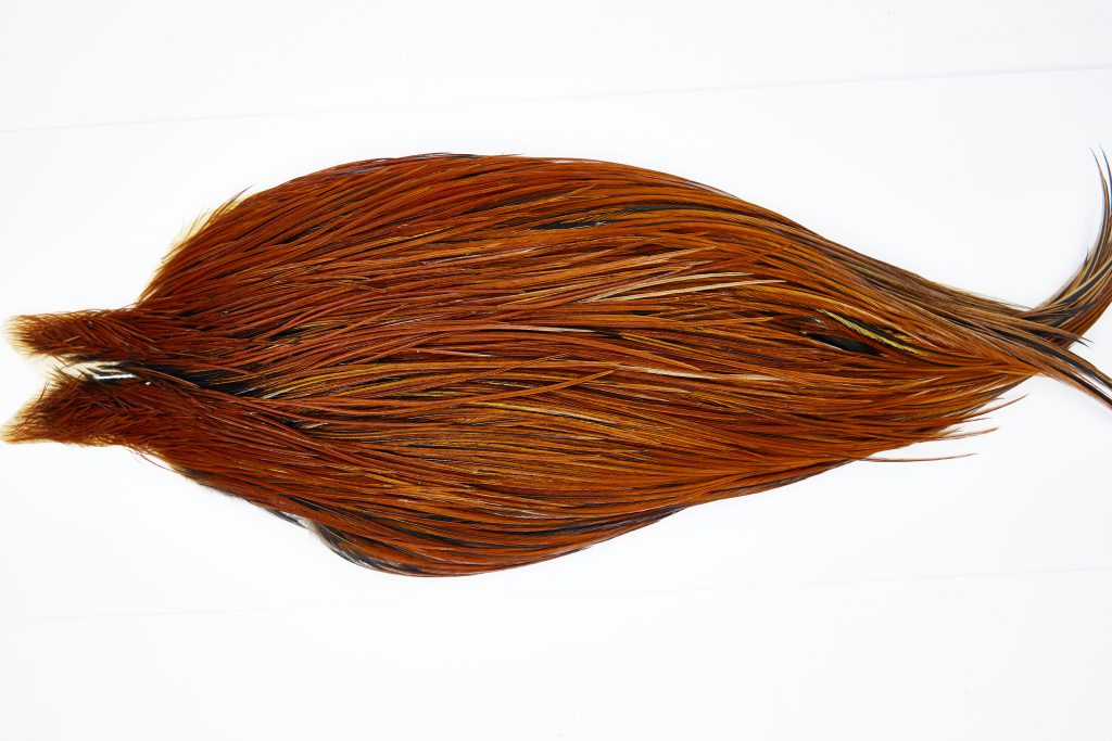 11481 JimsFlyCo Dry Fly Hackle Grade 2 Rooster Cape Furnace Ties Size 10-22