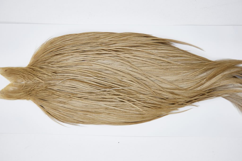 11483 JimsFlyCo Dry Fly Hackle Grade 2 Rooster Cape Light Dun Ties Size 8-22