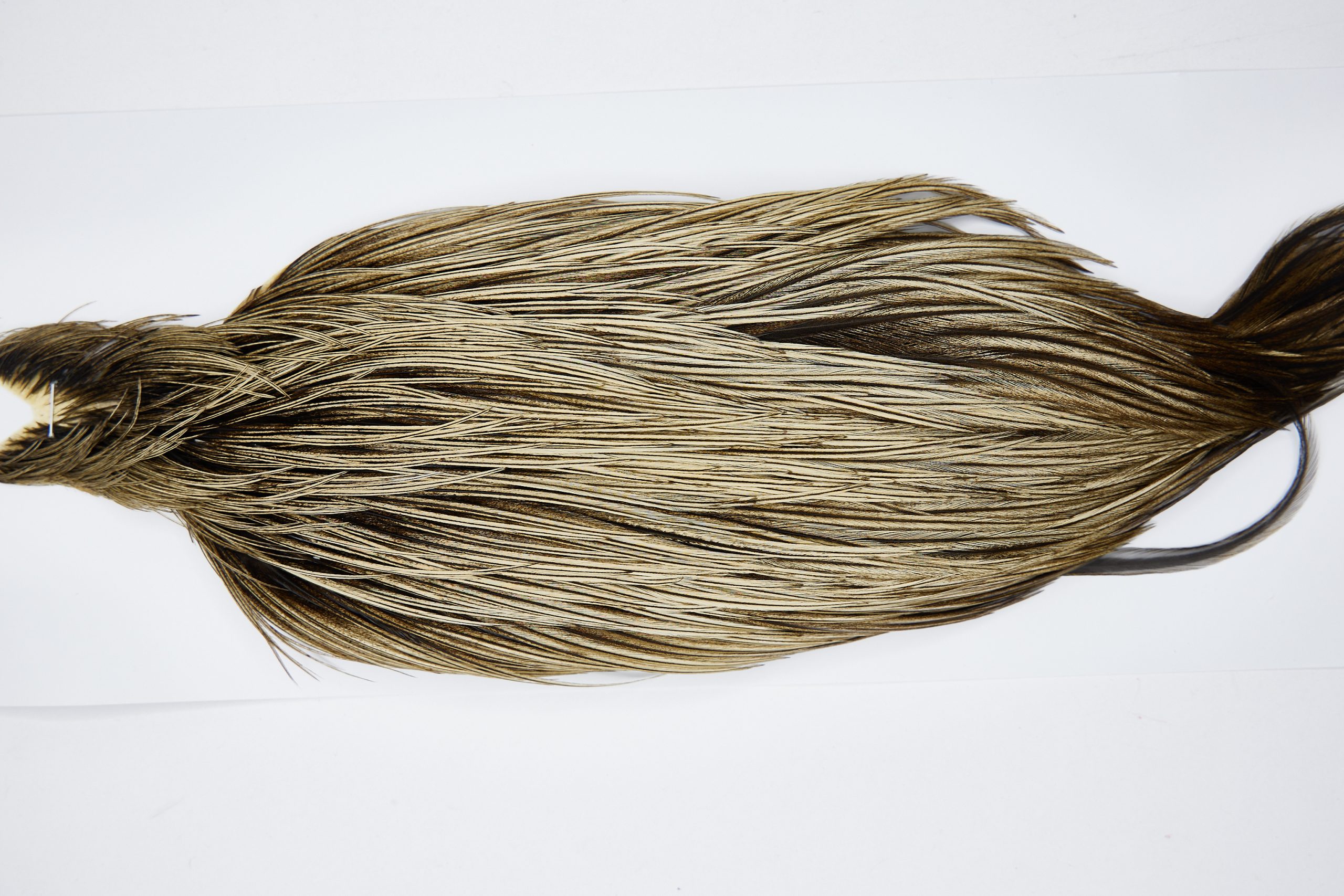 11486 JimsFlyCo Dry Fly Hackle Grade 2 Rooster Cape Badger Ties Size 8-22