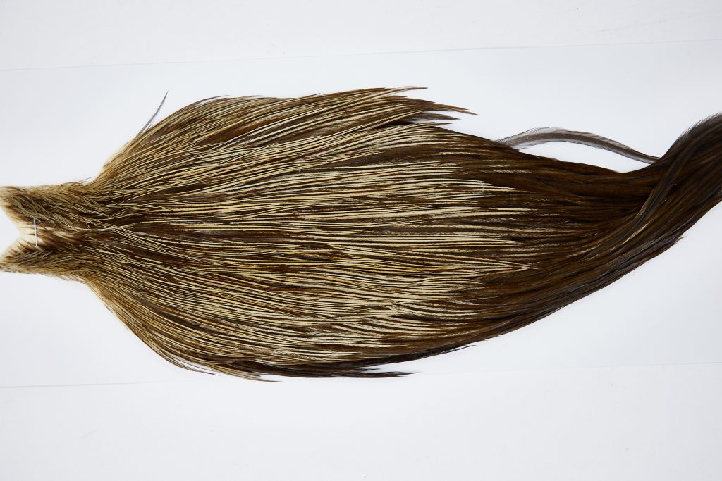 11487 JimsFlyCo Dry Fly Hackle Grade 2 Rooster Cape Badger Ties Size 10-22