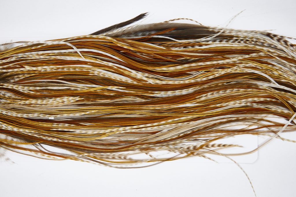 11492 Beaverkill Dry Fly Hackle Rooster Saddle Variant Ties Size 12-16