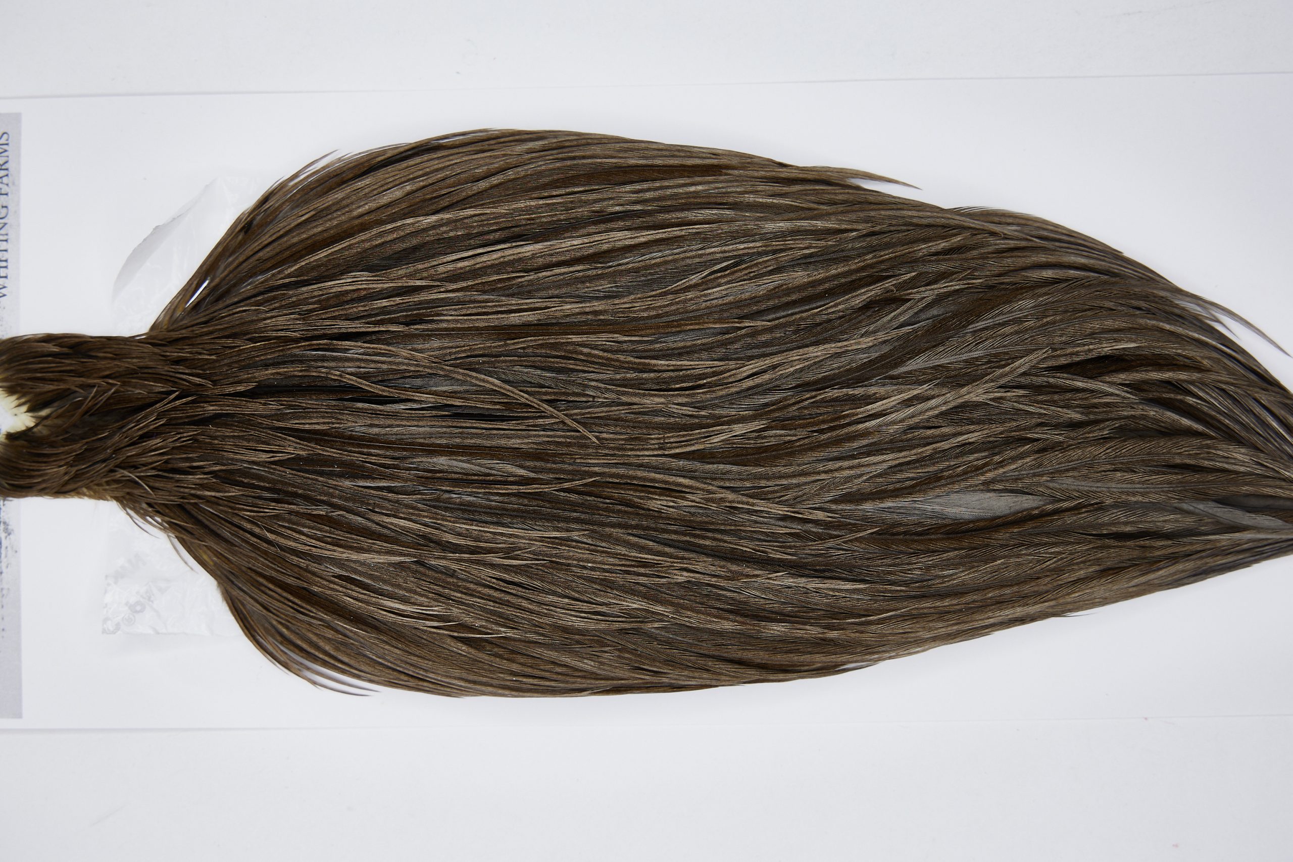 11499 Beaverkill Dry Fly Hackle Rooster Cape Dark Grey Dun Ties Size 8-20