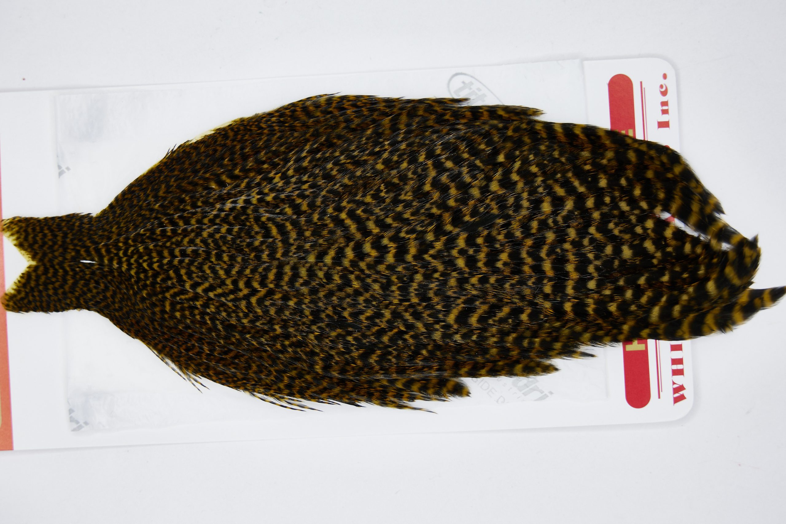 11529 Whiting Wet Fly Hen Cape Grizzly Golden Olive