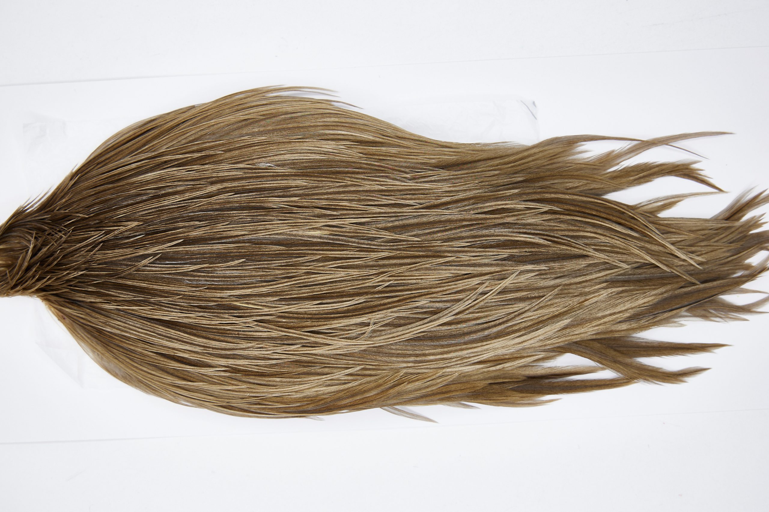 11566 Beaverkill Dry Fly Hackle Rooster Saddle Medium Grey Dun Ties Size 8-20