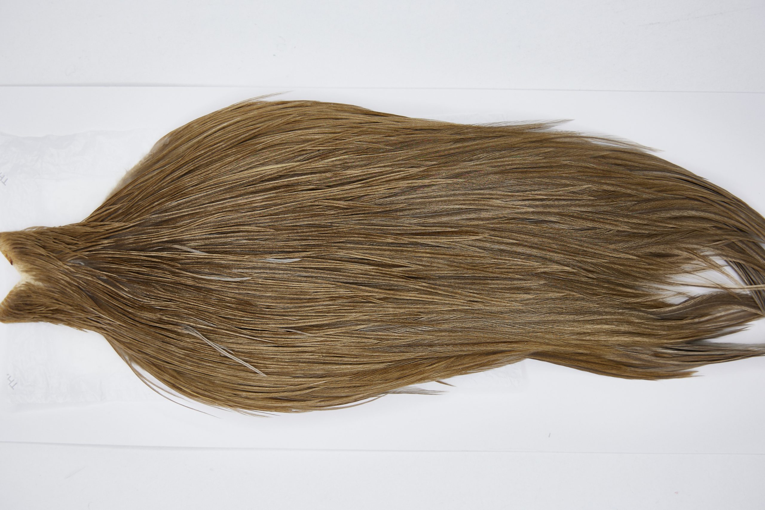 11570 Beaverkill Dry Fly Hackle Rooster Saddle Brown Grey Dun Ties Size 8-22