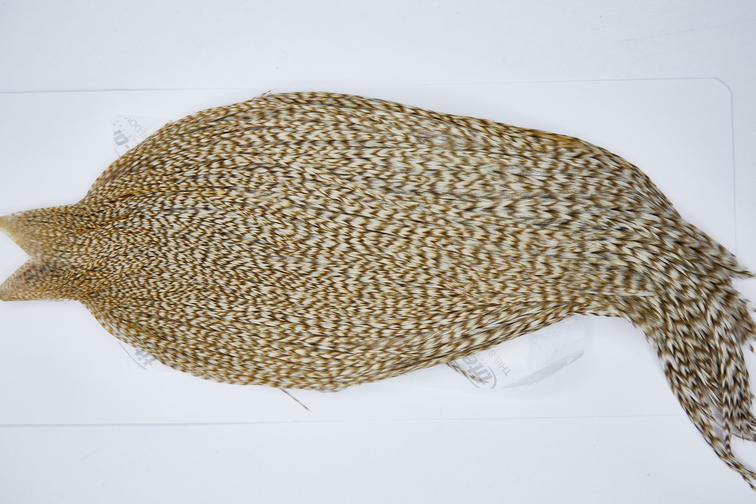 11589 Beaverkill Dry Fly Hackle Rooster Saddle Variant Ties Size 6-22