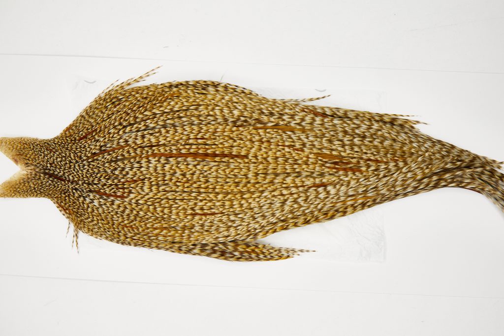 11590 Beaverkill Dry Fly Hackle Rooster Saddle Dun Cree Ties Size 10-22