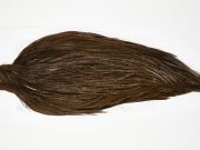 11595 Beaverkill Dry Fly Hackle Rooster Saddle Dark Brown Dun Ties Size 8-20