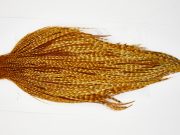 11598 Beaverkill Dry Fly Hackle Rooster Saddle Barred Ginger Ties Size 8-22