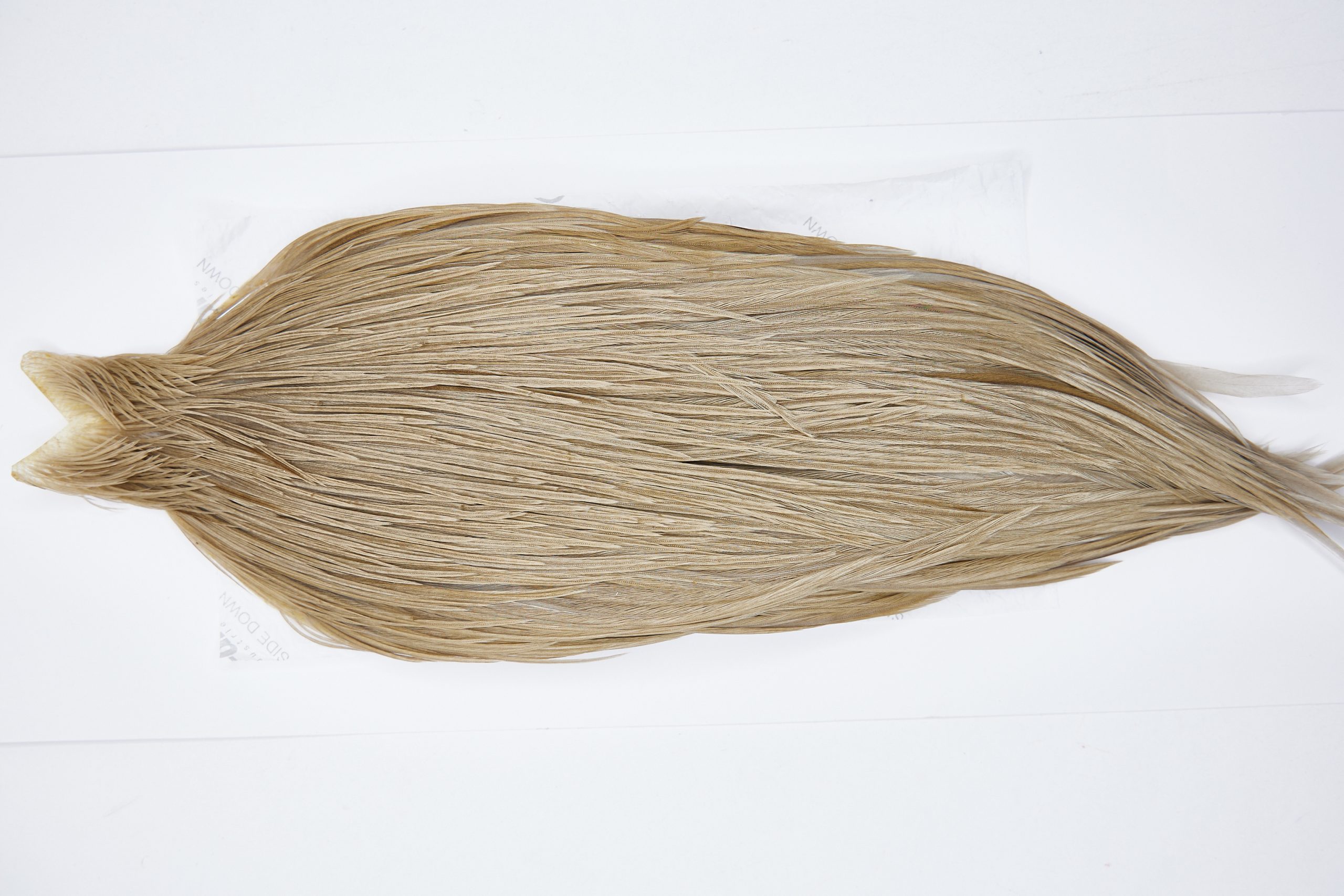 11635 Beaverkill Dry Fly Hackle Rooster Cape Light Grey Dun Ties Size 8-22