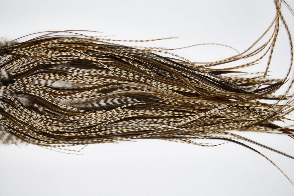 11649 Beaverkill Dry Fly Hackle Rooster Saddle Dun Grizzly Ties Size 12-16