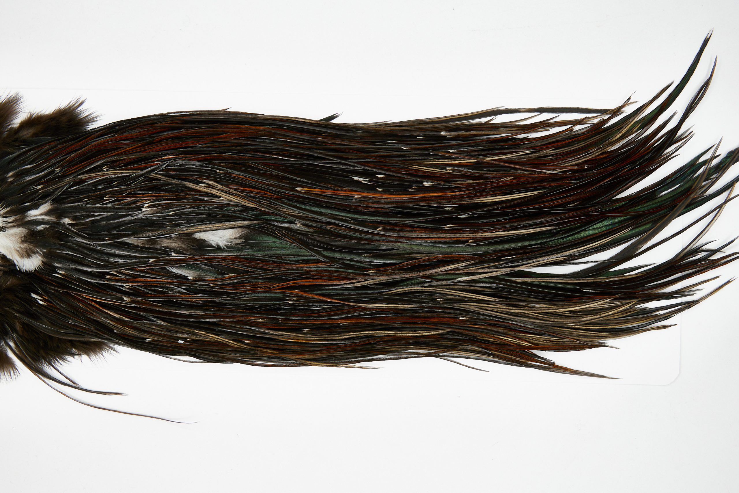 11667 Beaverkill Dry Fly Hackle Rooster Saddle Variant Ties Size 14-16