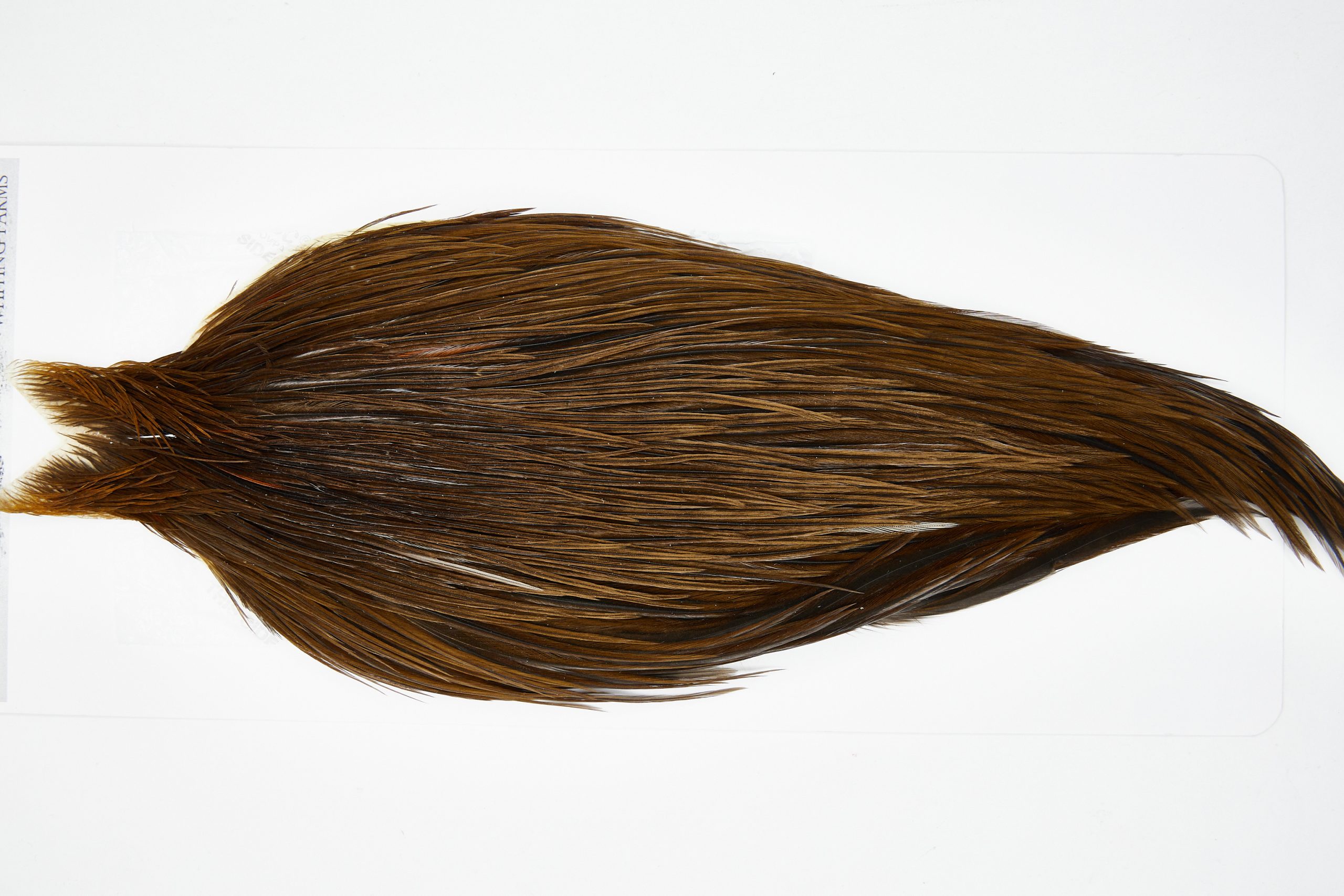 11675 Beaverkill Dry Fly Hackle Rooster Cape Dark Brown Dun Ties Size 8-20