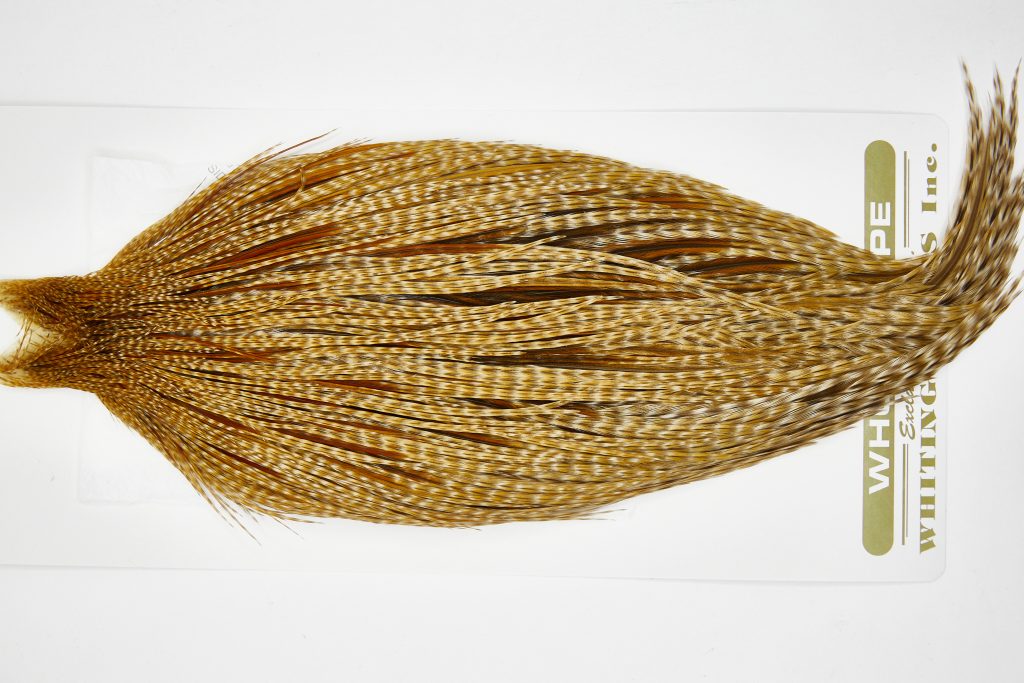 11685 Heritage Dry Fly Hackle Grade 2 Rooster Cape Dun Cree Ties Size 8-22