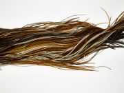 11694 JimsFlyCo Dry Fly Hackle Rhodium Rooster Saddle Furnace Ties Size 12-14