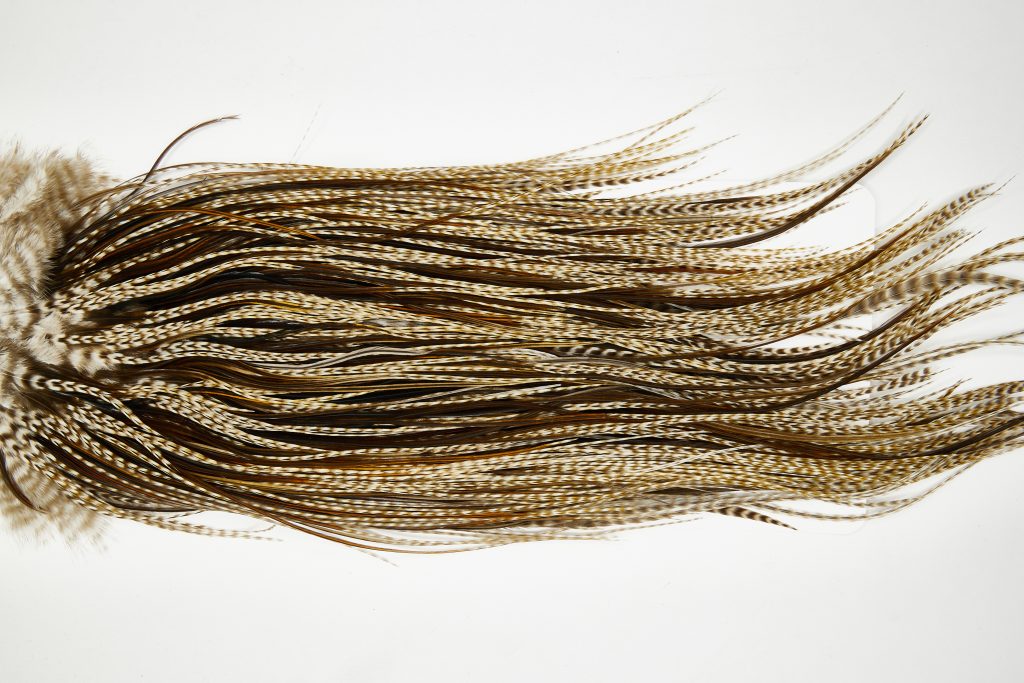 11695 JimsFlyCo Dry Fly Hackle Grade 1 Rooster Saddle Variant Ties Size 18-20